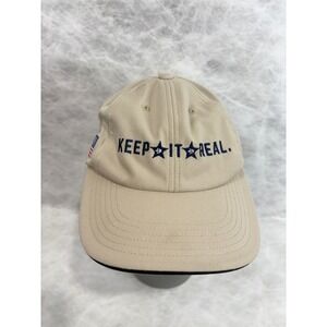 Port Authority Keep It Real Catch A Lift Fund Tan Baseball Cap Hat Adjustable
